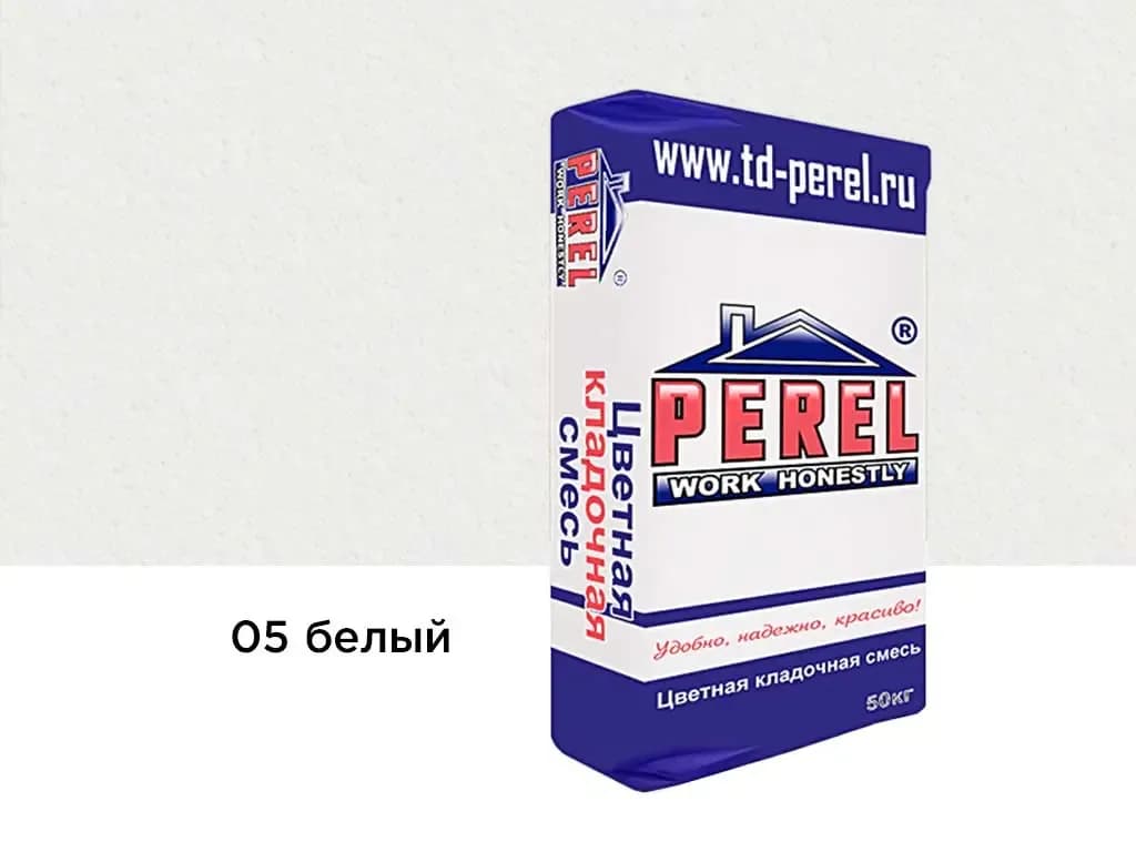 Смесь Perel SL 0005, белая, кладочная, 50 кг